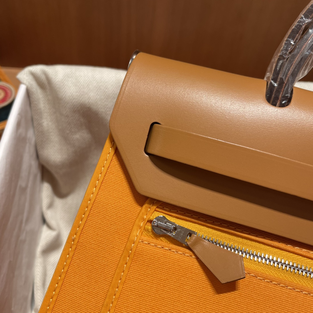 에르메스 에르백31 오렌지 은장